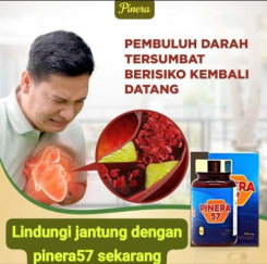 Pinera 57 herbal pembersih aliran darah tersumbat.